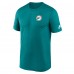Футболка Miami Dolphins Nike Aqua Sideline Alt Pack Small Logo Legend Performance