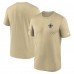 Футболка New Orleans Saints Nike Gold Sideline Alt Pack Small Logo Legend Performance