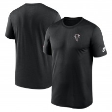 Футболка Atlanta Falcons Nike Black Sideline Alt Pack Small Logo Legend Performance
