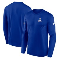 Футболка с длинным рукавом New England Patriots Nike Royal Legend Small Logo Dri-FIT