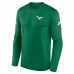 Футболка с длинным рукавом Philadelphia Eagles Nike Kelly Green Legend Small Logo Dri-FIT