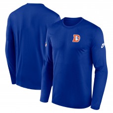 Футболка с длинным рукавом Denver Broncos Nike Royal Legend Small Logo Dri-FIT