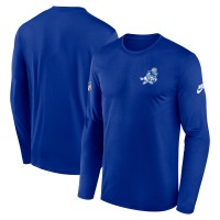 Футболка с длинным рукавом Dallas Cowboys Nike Royal Legend Small Logo Dri-FIT