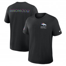 Футболка Denver Broncos Nike Black 2025 NFL Crucial Catch Tri-Blend Dri-FIT