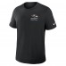 Футболка Baltimore Ravens Nike Black 2025 NFL Crucial Catch Tri-Blend Dri-FIT