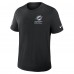 Футболка Miami Dolphins Nike Black 2025 NFL Crucial Catch Tri-Blend Dri-FIT