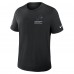 Футболка Detroit Lions Nike Black 2025 NFL Crucial Catch Tri-Blend Dri-FIT