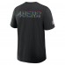 Футболка San Francisco 49ers Nike Black 2025 NFL Crucial Catch Tri-Blend Dri-FIT