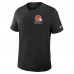 Футболка Cleveland Browns Nike Black 2025 NFL Crucial Catch Tri-Blend Dri-FIT