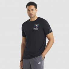 Футболка Tampa Bay Buccaneers Nike Black 2025 NFL Crucial Catch Tri-Blend Dri-FIT