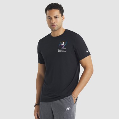 Футболка Tampa Bay Buccaneers Nike Black 2025 NFL Crucial Catch Tri-Blend Dri-FIT