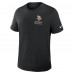 Футболка Minnesota Vikings Nike Black 2025 NFL Crucial Catch Tri-Blend Dri-FIT