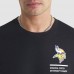 Футболка Minnesota Vikings Nike Black 2025 NFL Crucial Catch Tri-Blend Dri-FIT