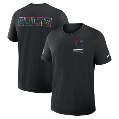 Футболка Indianapolis Colts Nike Black 2025 NFL Crucial Catch Tri-Blend Dri-FIT
