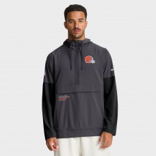 Куртка Cleveland Browns Nike Anthracite Sideline Anorak