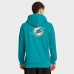 Толстовка на молнии Miami Dolphins Nike Aqua Sideline Standard Issue Utility Player Dri-FIT