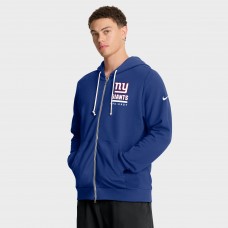 New York Giants Nike Royal Sideline Standard Issue Utility Player Dri-FIT Full-Zip Hoodie New York Giants Nike Royal Sideline Standard Issue Utility Player Dri-FIT Full-Zip Hoodie
