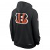 Cincinnati Bengals Nike Black Sideline Standard Issue Utility Player Dri-FIT Full-Zip Hoodie