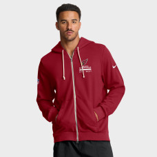 Толстовка Arizona Cardinals Nike Cardinal Sideline Standard Issue Utility Dri-FIT Full-Zip