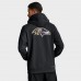 Толстовка на молнии Baltimore Ravens Nike Black Sideline Standard Issue Utility Player Dri-FIT
