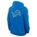 Толстовка на молнии Detroit Lions Nike Blue Sideline Standard Issue Utility Player Dri-FIT