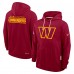 Толстовка Washington Commanders Nike Burgundy Sideline Standard Issue Initial Home Dri-FIT