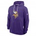 Толстовка Minnesota Vikings Nike Purple Sideline Standard Issue Initial Home Dri-FIT