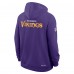 Толстовка Minnesota Vikings Nike Purple Sideline Standard Issue Initial Home Dri-FIT