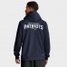 Толстовка New England Patriots Nike Navy Sideline Standard Issue Initial Home Dri-FIT