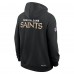 Толстовка New Orleans Saints Nike Black Sideline Standard Issue Initial Home Dri-FIT