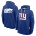 Толстовка New York Giants Nike Royal Sideline Standard Issue Initial Home Dri-FIT