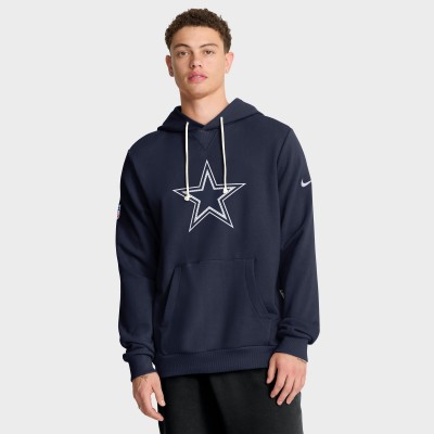 Толстовка Dallas Cowboys Nike Navy Sideline Standard Issue Initial Home Dri-FIT