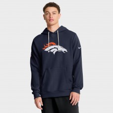 Толстовка Denver Broncos Nike Navy Sideline Standard Issue Initial Home Dri-FIT