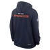 Толстовка Denver Broncos Nike Navy Sideline Standard Issue Initial Home Dri-FIT