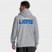 Толстовка Detroit Lions Nike Gray Sideline Standard Issue Initial Home Dri-FIT