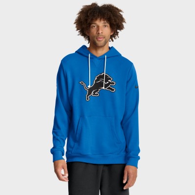 Толстовка Detroit Lions Nike Blue Sideline Standard Issue Initial Home Dri-FIT