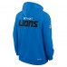 Толстовка Detroit Lions Nike Blue Sideline Standard Issue Initial Home Dri-FIT