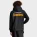 Толстовка Pittsburgh Steelers Nike Black Sideline Standard Issue Initial Home Dri-FIT