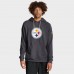 Толстовка Pittsburgh Steelers Nike Anthracite Sideline Standard Issue Initial Home Dri-FIT