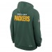 Толстовка Green Bay Packers Nike Green Sideline Standard Issue Initial Home Dri-FIT