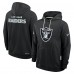 Толстовка Las Vegas Raiders Nike Black Sideline Standard Issue Initial Home Dri-FIT