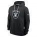 Толстовка Las Vegas Raiders Nike Black Sideline Standard Issue Initial Home Dri-FIT