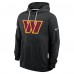 Толстовка Washington Commanders Nike Black Sideline Standard Issue Initial Home Dri-FIT