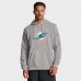 Толстовка Miami Dolphins Nike Charcoal Sideline Standard Issue Initial Home Dri-FIT