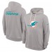 Толстовка Miami Dolphins Nike Charcoal Sideline Standard Issue Initial Home Dri-FIT