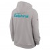 Толстовка Miami Dolphins Nike Charcoal Sideline Standard Issue Initial Home Dri-FIT