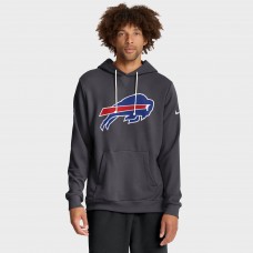 Толстовка Buffalo Bills Nike Anthracite Sideline Standard Issue Initial Home Dri-FIT