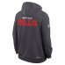 Толстовка Buffalo Bills Nike Anthracite Sideline Standard Issue Initial Home Dri-FIT