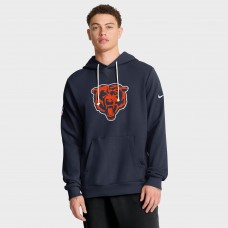 Толстовка Chicago Bears Nike Navy Sideline Standard Issue Initial Home Dri-FIT