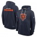 Толстовка Chicago Bears Nike Navy Sideline Standard Issue Initial Home Dri-FIT